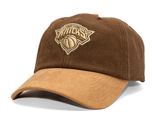 Kšiltovka Mitchell & Ness - NBA Lux Chain Strapback - New York Knicks - Brown