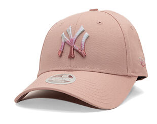 Womens Cap New Era - MLB Womens Metallic Logo 9FORTY - NY Yankees - Pink / Fushia