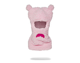 Sprayground Pink Fleece Bear Ears Ski Mask