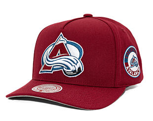 Mitchell & Ness - Colorado Avalanche - Double Clutch Pro Snapback - Maroon
