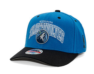 Cap Mitchell & Ness - NBA Team Arch Snapback - Minnesota Timberwolves - Blue / Black