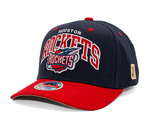 Cap Mitchell & Ness - NBA Team Arch Snapback - Houston Rockets - Navy / Red