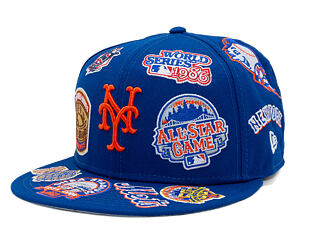Cap New Era - MLB All Over Logo 59FIFTY - NY Mets - Team Color
