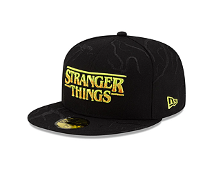 Cap New Era - All Over Vines 59FIFTY - Stranger Things - Black