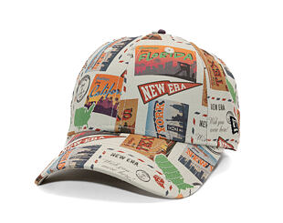 Kids Cap New Era - Branded Location Print 9FORTY - Stone