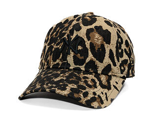 Womens Cap New Era - MLB Summer Leopard 9TWENTY - NY Yankees - Brown / Camel