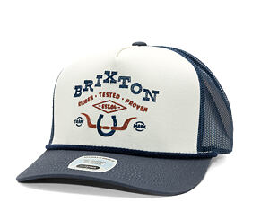 Cap Brixton - Beekman C Np Mp Trucker Hat - Off White/Navy