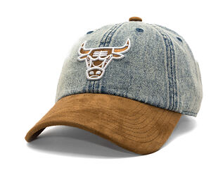Cap Mitchell & Ness - Den Suede Strapback - NBA - Chicago Bulls - Blue