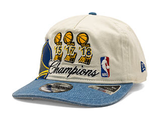 Cap New Era - NBA "Hardwood Classic Champions" 19TWENTY - Golden State Warriors - Chrome White / Tea