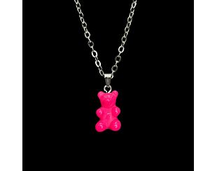Chain Fainz - Mono Bear Chain - Pink Mono