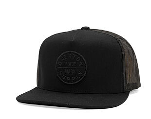 Cap Brixton - Oath Mp Trucker Hat - Black/Black/Black