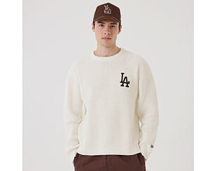 Sweatshirt New Era - MLB Waffle Knit Crew - LA Dodgers - Off White