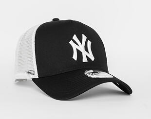 New Era Clean Trucker New York Yankees Snapback Black / White Cap