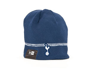 New Era Tottenham Hotspur FC Contrast Stripe Skull Knit Navy Winter Beanie