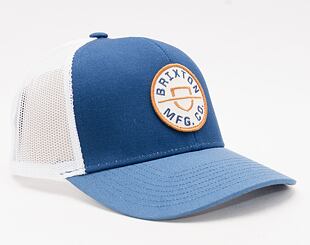 BRIXTON Crest X MP Mesh Cap Washed Navy Joe Bue White