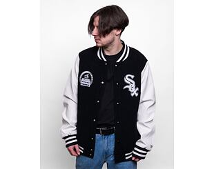 New Era Heritage Varsity Jacket Chicago White Sox Black / Off White