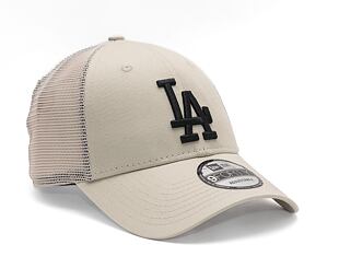 Kšiltovka New Era 9FORTY Trucker MLB Home Field Los Angeles Dodgers Stone / Black