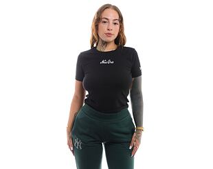 Dámské Triko New Era - Script Tee Slim - Black / White