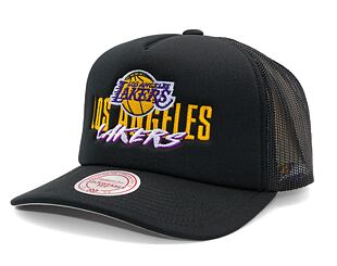 Kšiltovka Mitchell & Ness - Los Angeles Lakers - Year Of The Snake Trucker - Black