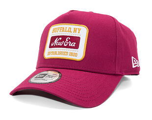 Kšiltovka New Era - Branded Washed Patch 9FORTY A-Frame - Cherry