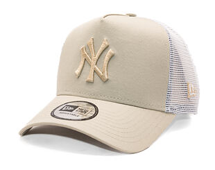 Kšiltovka New Era - MLB League Essential 9FORTY Trucker - NY Yankees - Stone