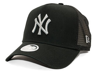 Dámská Kšiltovka New Era - MLB Metallic 9FORTY Trucker - NY Yankees - Black