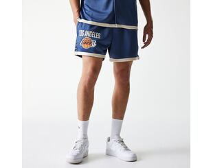 Kraťasy New Era - NBA Button Shorts - LA Lakers - Muted Indigo