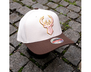Kšiltovka Mitchell & Ness - Blush Sand Classic Red - Milwaukee Bucks - Sand/Brown