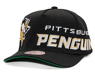 Kšiltovka Mitchell & Ness - NHL Busted Pro - Pittsburgh Penguins - Black