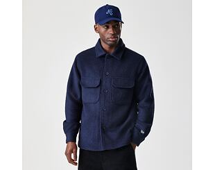 Jacket New Era - Branded Shacket - Navy