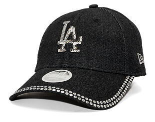 Womens Cap New Era - MLB Sequin 9FORTY - LA Dodgers - Black