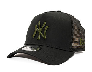 Cap New Era - MLB Essential 9FORTY Trucker - NY Yankees - Black / Rifle Green