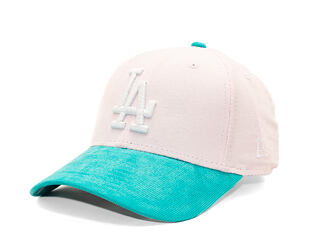 Kids Cap New Era - MLB Kids Cord 9FORTY - LA Dodgers - Light Pink / Mint