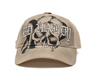 Cap Ed Hardy - Gothic Skull Tab 5 Panel Trucker Cap - Dove