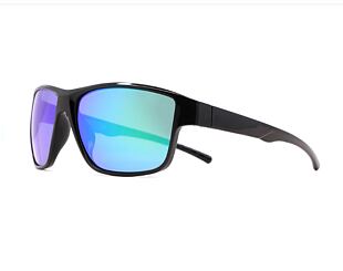 Sunglasses Red Bull Spect - Chess-04P Shiny Black / Smoke / Purple-Green Mirror