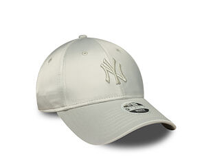 Womens Cap New Era - MLB Satin Bow Back 9FORTY - NY Yankees - Grey