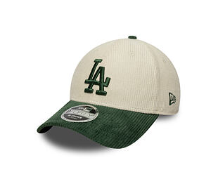 Cap New Era - MLB Cord 9FORTY M-CROWN - LA Dodgers - Cream / Cilantro Green