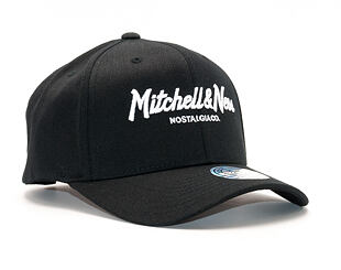 Mitchell & Ness Pinscript Classic Red Branded Black Cap