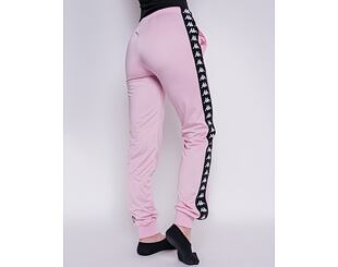 Kappa 222 Banda Wrastoria Slim BZ5 Pink/Black/White Womens Sweatpants