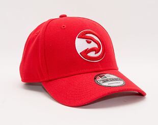 New Era 9FORTY NBA The League Atlanta Hawks Team Color Velcro Strapback Red Cap
