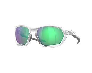 Oakley Plazma Matte Clear w/Prizm Rd Jade 0OO9019 90191659 Sunglasses