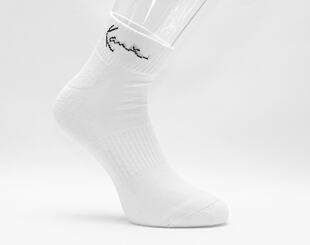 Ponožky Karl Kani - Signature Ankle Socks 3-Pack - White