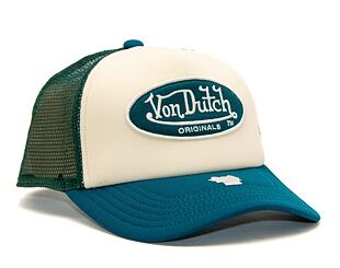 Kšiltovka Von Dutch Trucker Tampa Foam Green/Cream