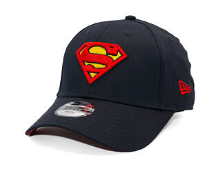 Dětská Kšiltovka New Era - WARNER BROS DC Print 9FORTY - Superman - Navy