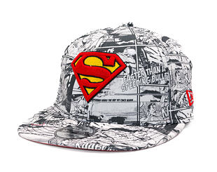 Dětská Kšiltovka New Era - WARNER BROS DC Print 9FIFTY - Superman - Scarlet / Black