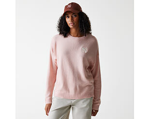 Dámská Mikina New Era - MLB Knit Sweater - NY Yankees - Light Pink