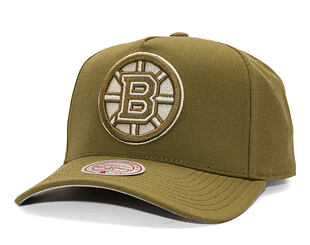 Kšiltovka Mitchell & Ness - NHL Fashion Basic Pro - Boston Bruins - Olive