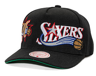 Kšiltovka Mitchell & Ness - NBA Busted Pro HWC - Philadelphia 76Ers - Black