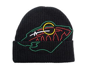 Beanie Mitchell & Ness - NHL Line Light Knit - Minnesota Wild - Black