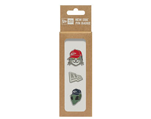 Pin New Era - Branded 3× Cap Pin Set - Silver